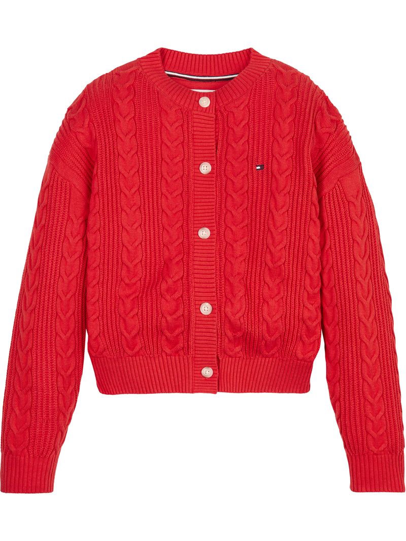 Cardigan-amplio-de-punto-trenzado