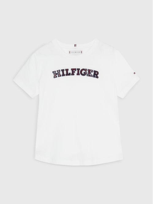 Remera con monotipo Hilfiger