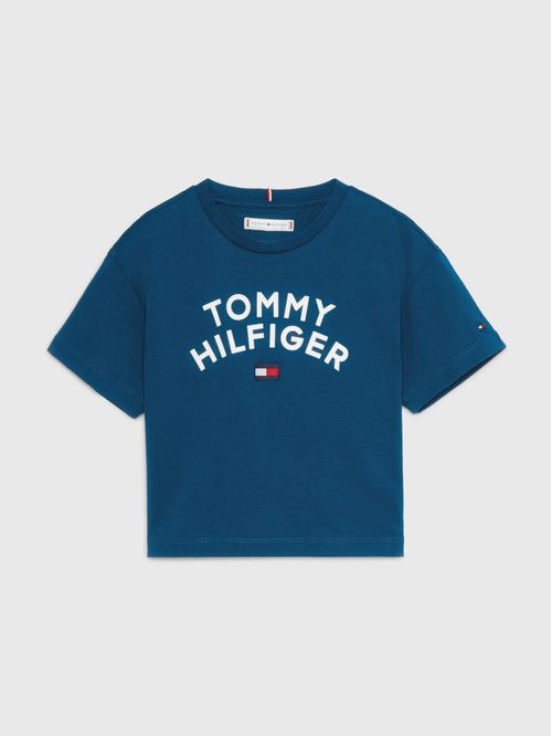 Remera de corte amplio con logo