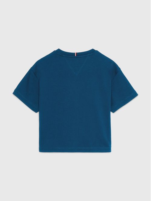 Remera de corte amplio con logo