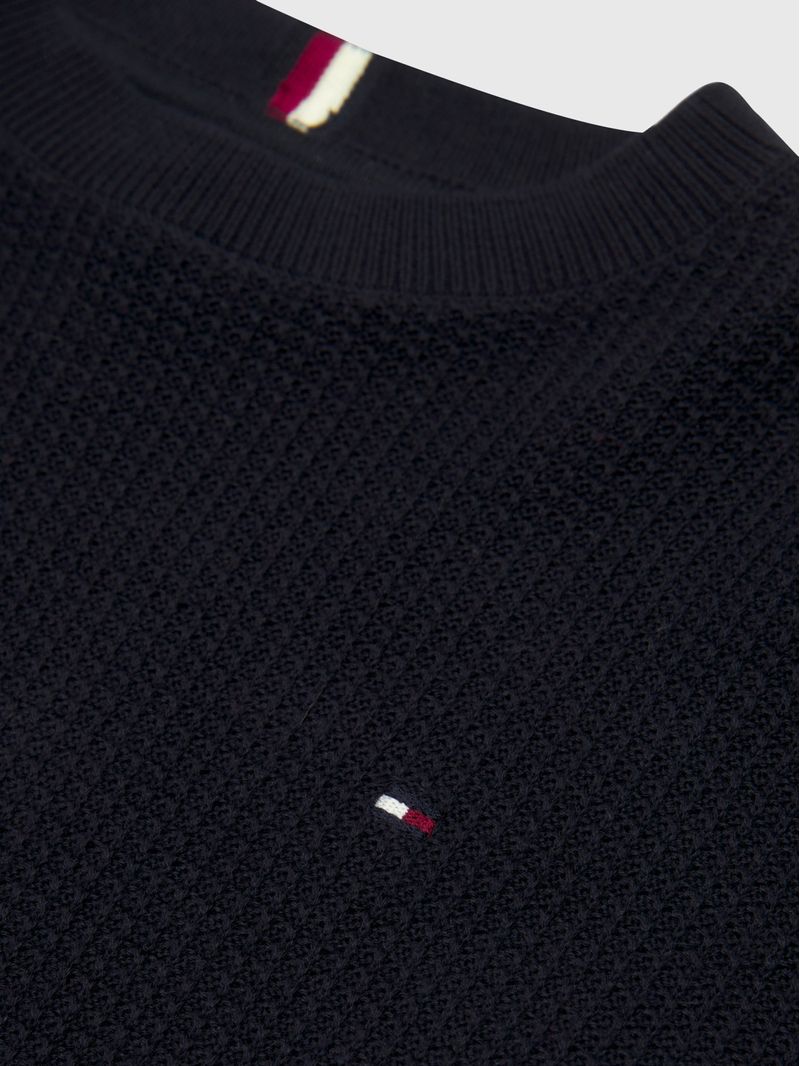 Sweater-essential-de-punto-gofrado