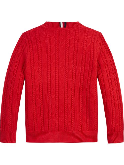 Sweater essential en punto trenzado