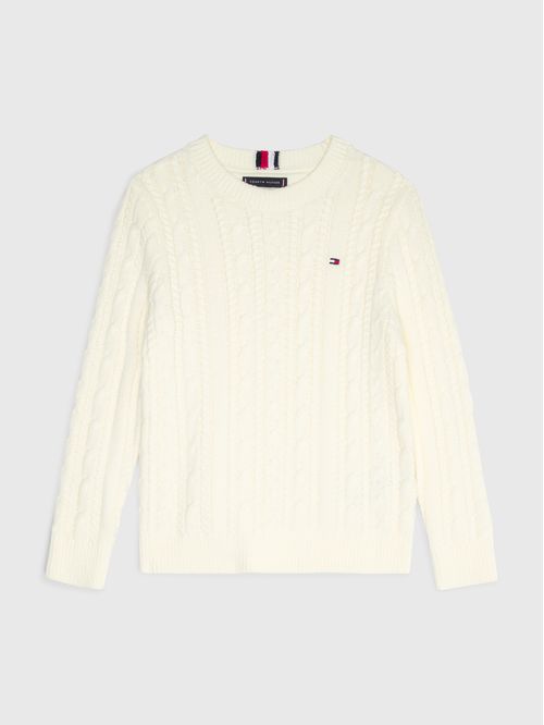 Sweater essential en punto trenzado