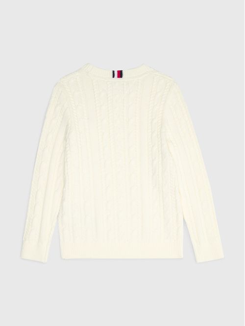 Sweater essential en punto trenzado