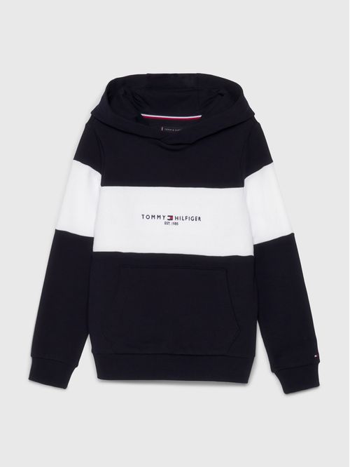 Buzo Essential color block con logo