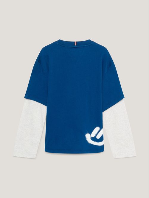 Remera de manga larga y corte clásico