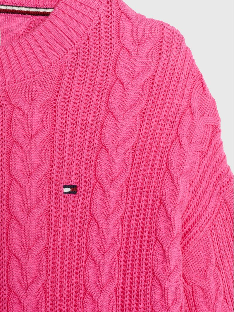 Sweater-amplio-de-punto-trenzado