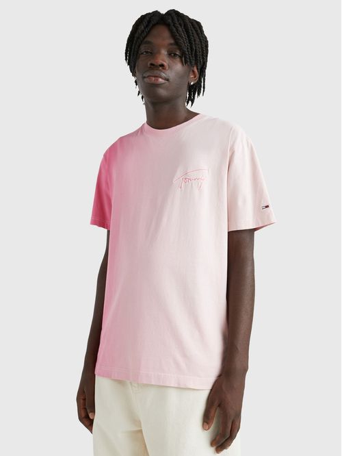 Remera de corte clásico con efecto degradé