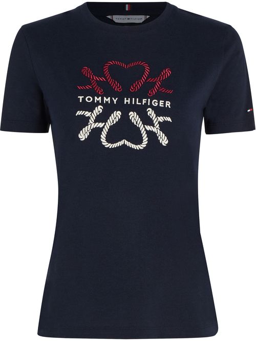 Remera slim con logo gráfico