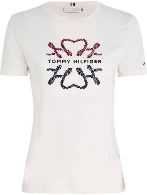 Remera slim con logo gráfico