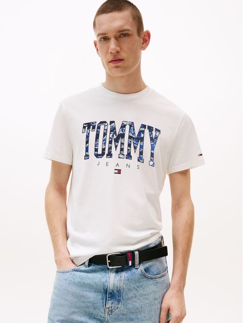 Remera regular con logo impreso
