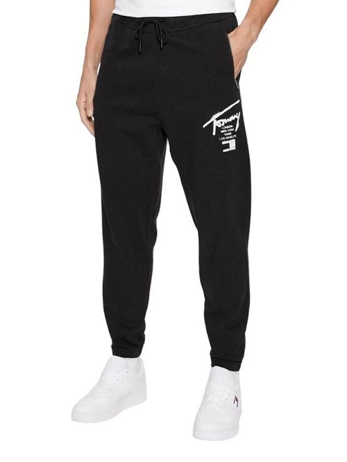 Joggers con cierre y logo estampado