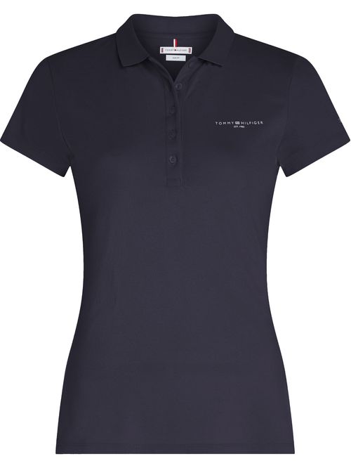Polo de corte slim con logo bordado