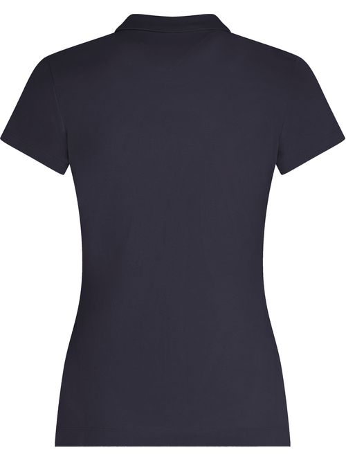 Polo de corte slim con logo bordado