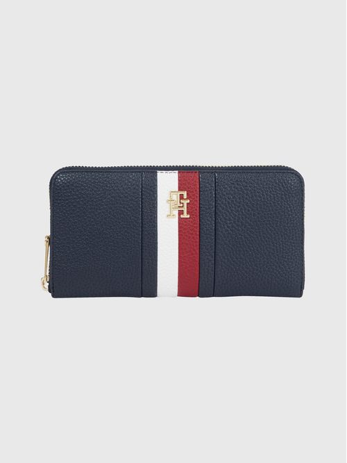 Billetera TH Emblem grande con cinta distintiva