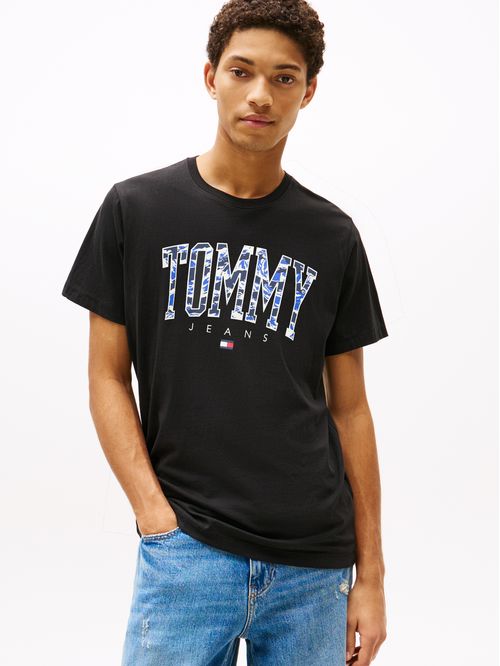 Remera regular con logo impreso