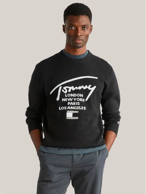 Sweater con logo impreso