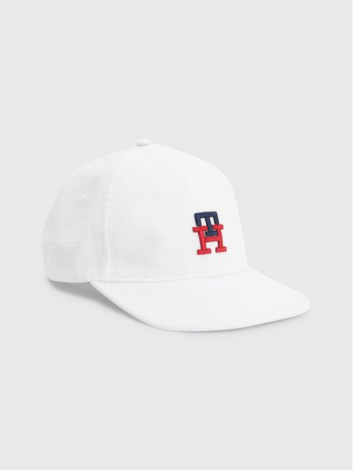 Gorra de béisbol texturizada con monograma