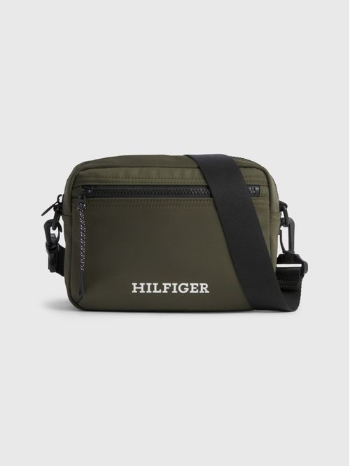 Cartera reporter con logo monotipo Hilfiger