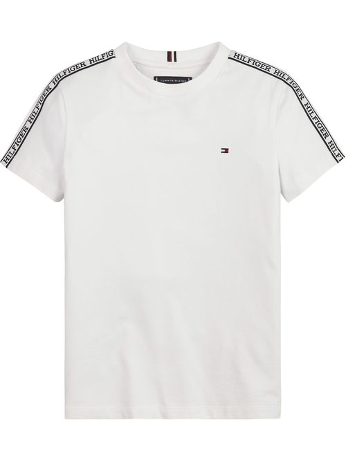 Remera con cinta repetitiva en los laterales