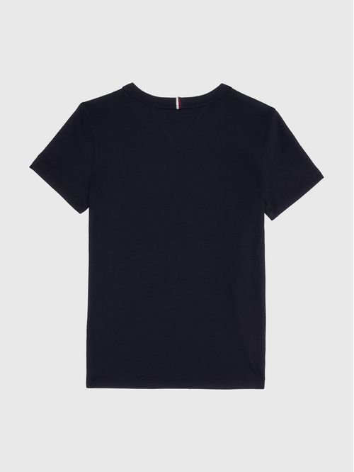 Remera de algodón aterciopelado con logo