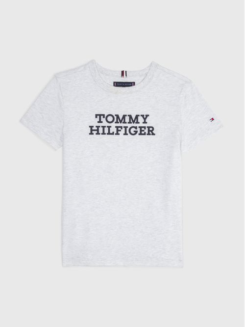 Remera de algodón aterciopelado con logo