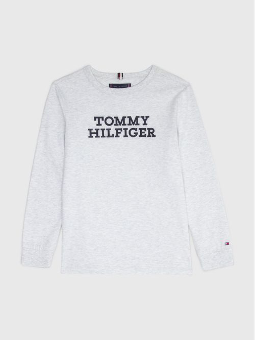 Remera de manga larga con logo