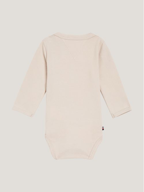Body de manga larga con monotipo Hilfiger