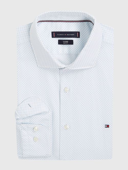 Camisa con estampado integral regular fit