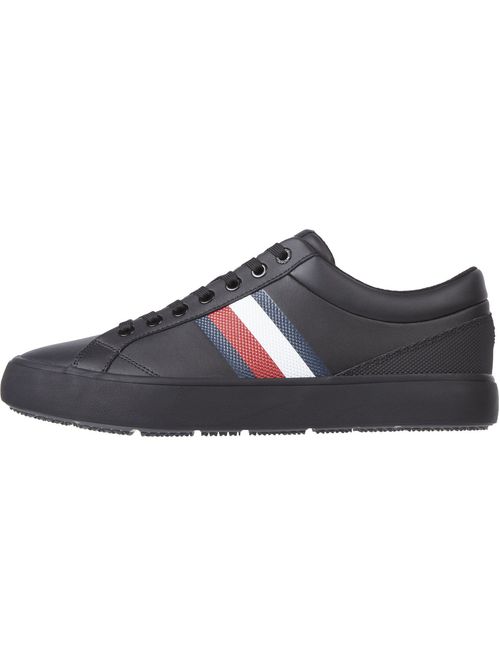 Zapatillas de piel con suela dentada fina