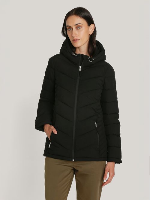 Campera plegable acolchada