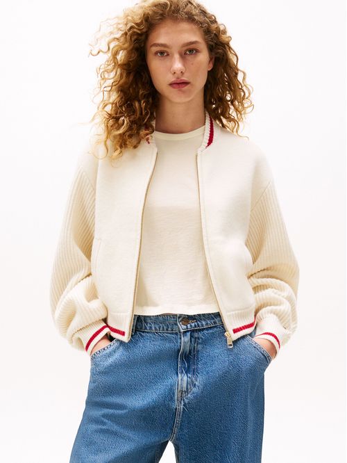 Campera bomber en lana The Sofia Capsule