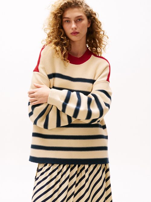 Sweater con rayas marineras The Sofia Capsule