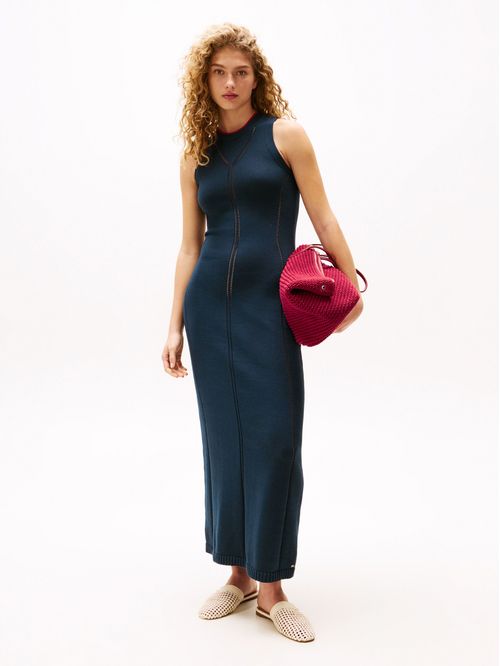 Vestido largo Pointelle The Sofia Capsule