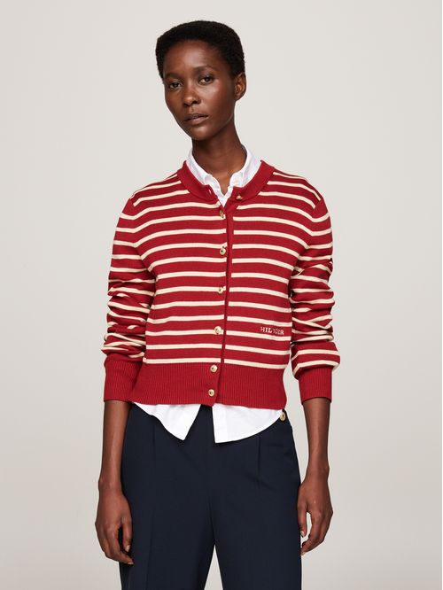 Cárdigan de rayas slim fit