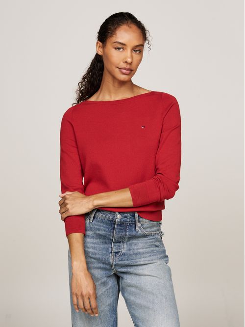 Sweater con cuello bote regular fit