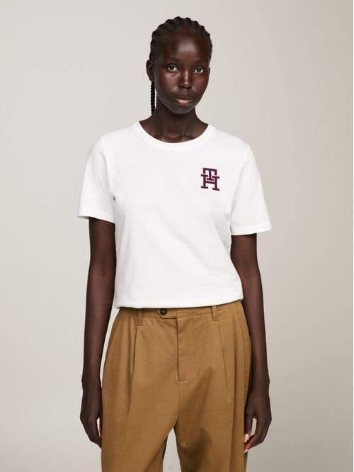 Remera con logo TH regular fit