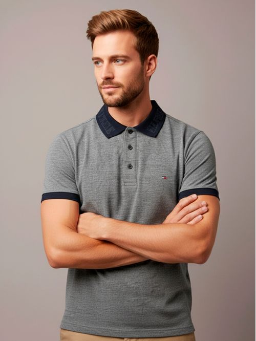 Chomba con logo regular fit