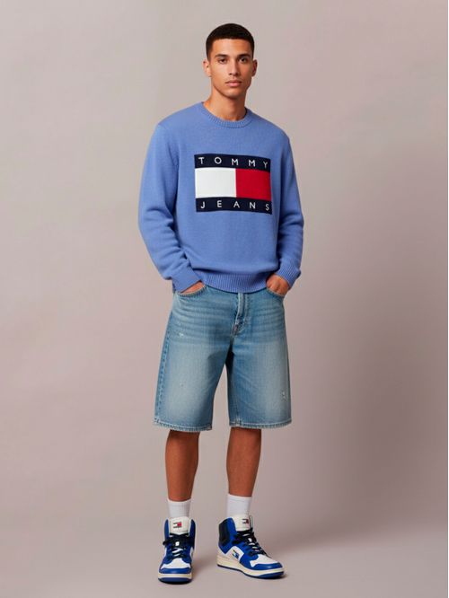 Sweater con logo regular fit