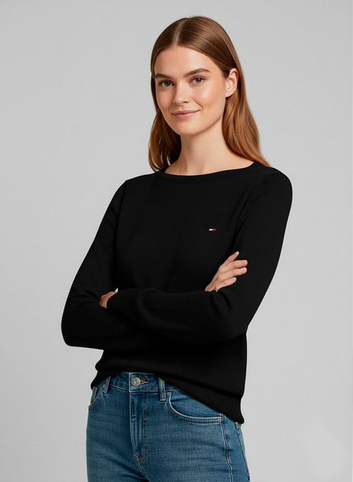 Sweater con cuello bote regular fit