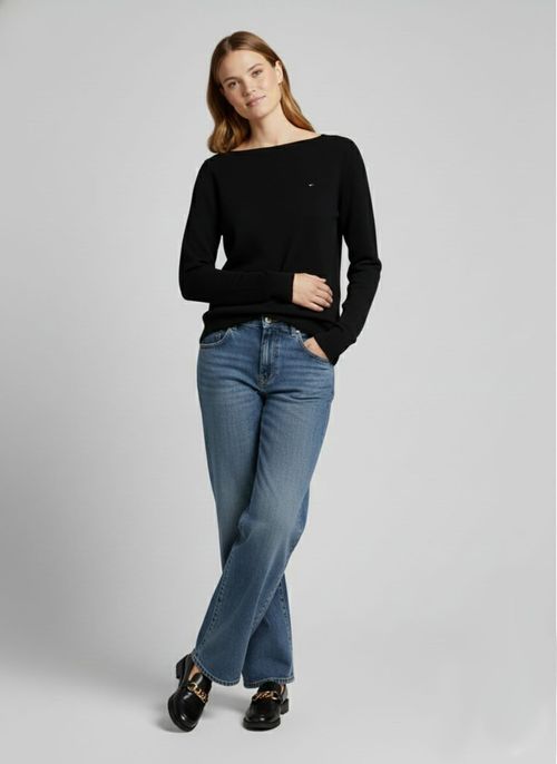 Sweater con cuello bote regular fit