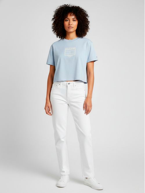 Remera con logo gráfico regular fit