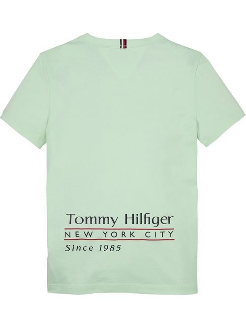 Remera estampada en la espalda regular fit