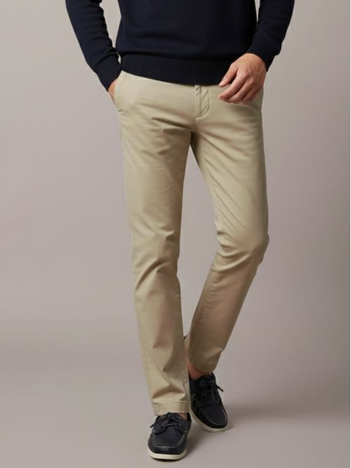 Pantalón chino de corte recto