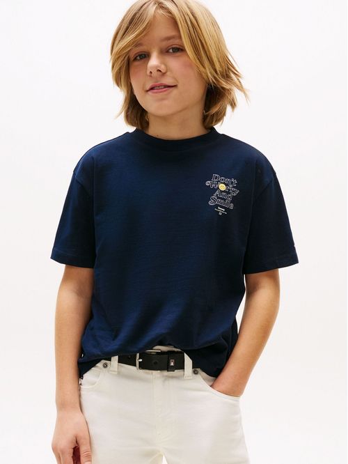 Remera con logo estampado regular fit