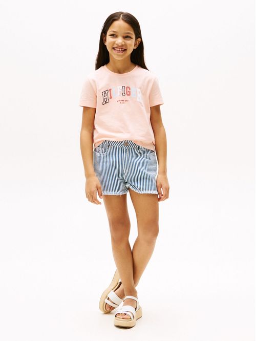 Remera estampada con relieve regular fit