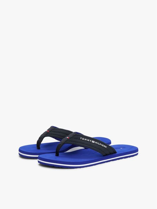 Ojotas de tela con logo