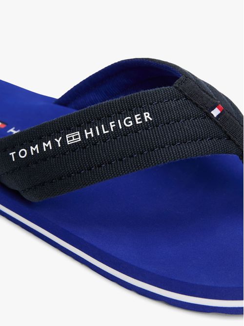 Ojotas de tela con logo