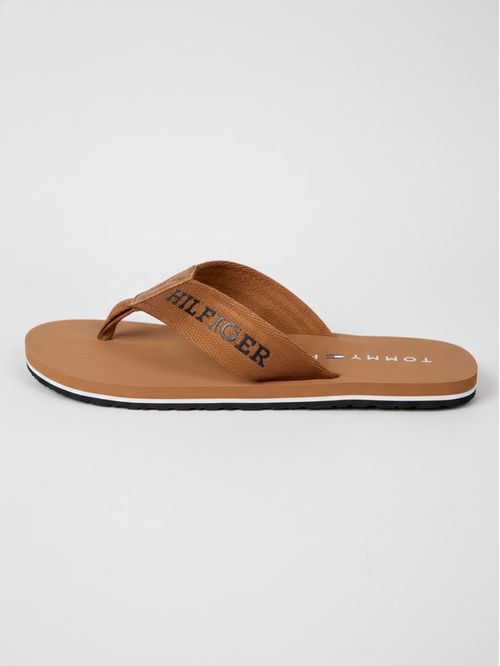 Ojotas de tiras con logo