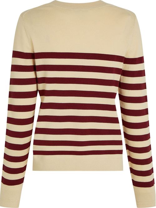 Sweater de punto con cuello en V